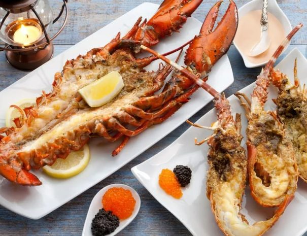Homard breton dans un hôtel de luxe en Bretagne