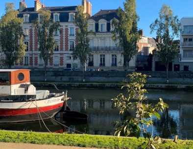 Bateau sur riviere Rennes