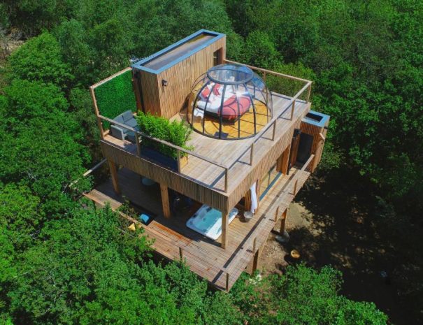 Nuit insolite de luxe en Bretagne dans une bulle